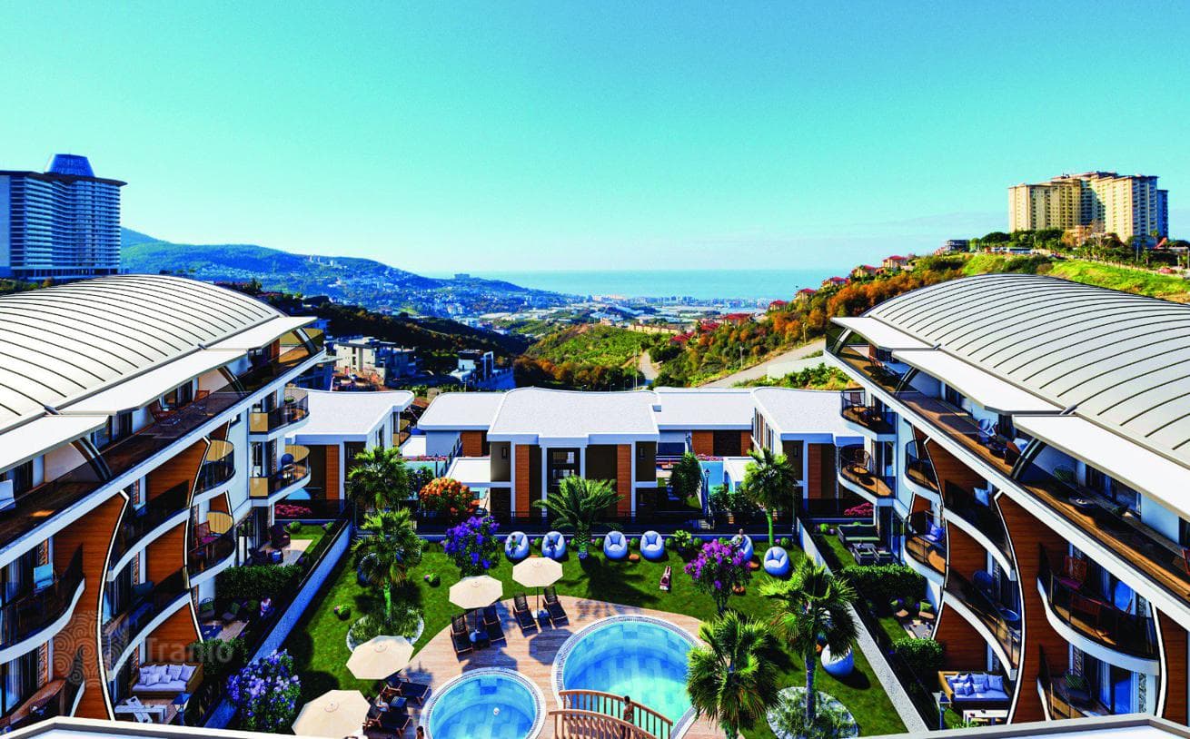 Luxury Apartments and Villas with Sea View in Kargicak, Alanya