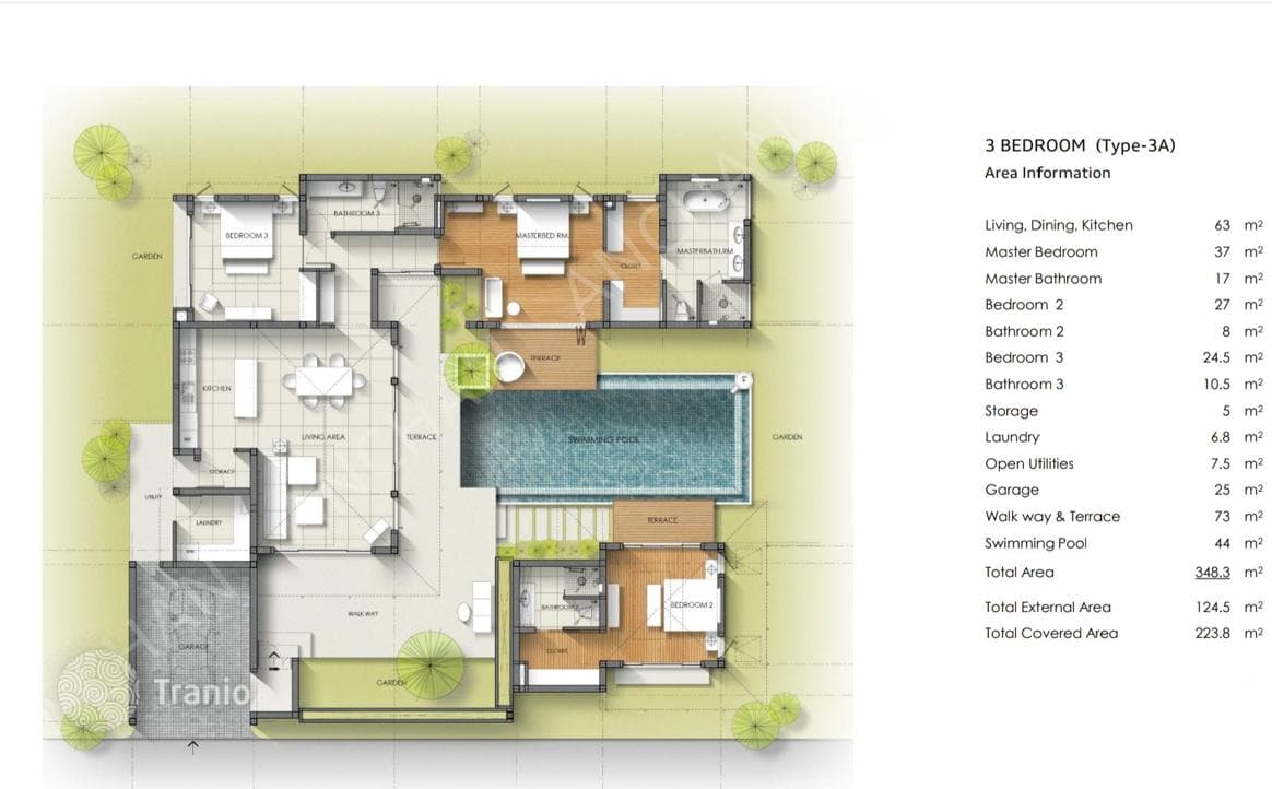 3-Bedroom Villa with Private Pool and Garden in Muang Phuket, Phuket