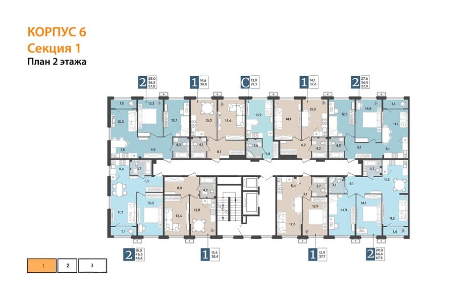 2-Bedroom Apartment in Porto-Novo, Tsemdolina, Novorossiysk, photo 3