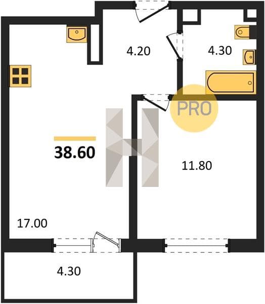Studio Apartment in Flora, Kudepta, Sochi