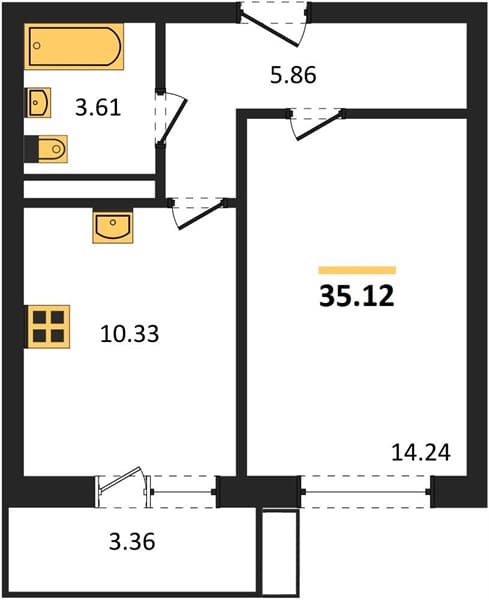 Studio Apartment in Sady u Morya, Temryuk