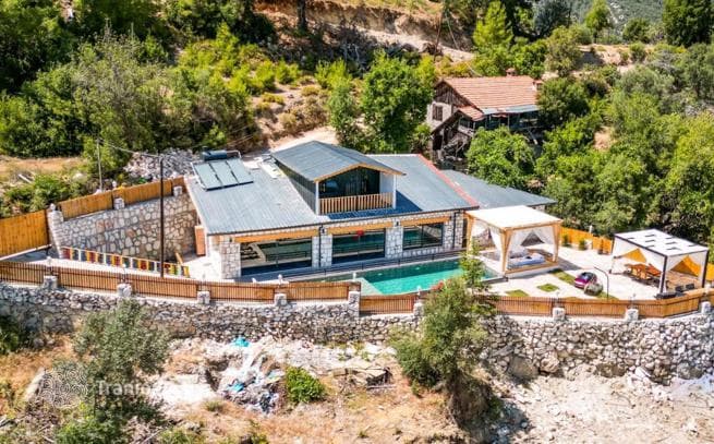 3-Bedroom (3+1) Villa with Private Pool in the Mountains, Kas, Antalya