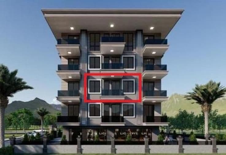 Квартира в Авсалларе, Турция, 56 м²