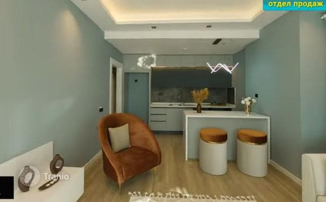 2-Bedroom (2+1) Luxury Apartment with Sea and Mountain Views in Mersin