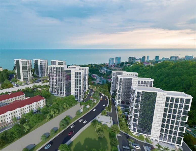 Studio Apartment with City and Mountain Views in Sochi, photo 3