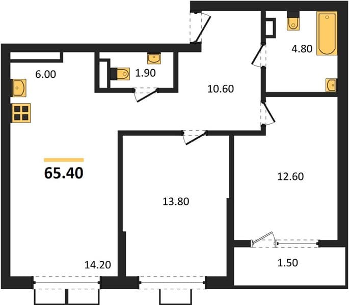 2-Bedroom Apartment in Porto-Novo, Tsemdolina