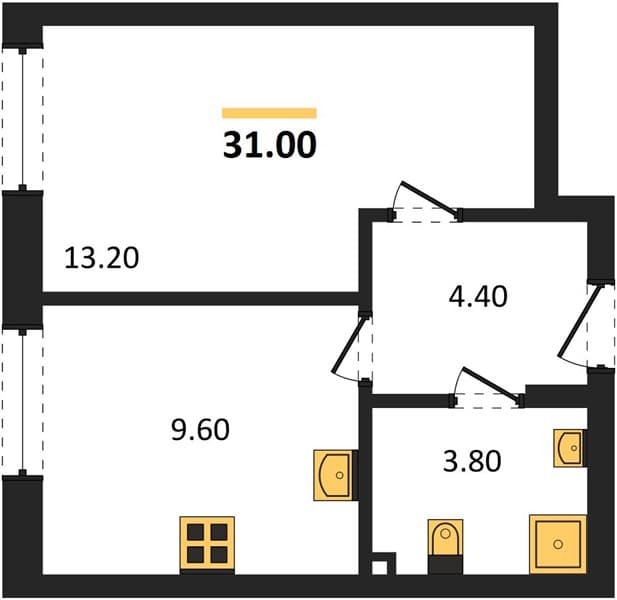 1-Bedroom Apartment in Porto-Novo, Tsemdolina