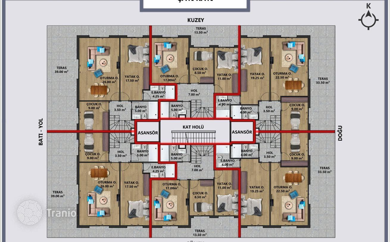 Luxury Apartments Eligible for Residence Permit in Antalya City Center, photo 4