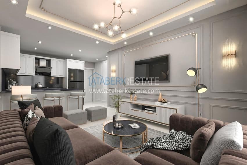 Квартира в Алании, Турция, 50 м², фото 4