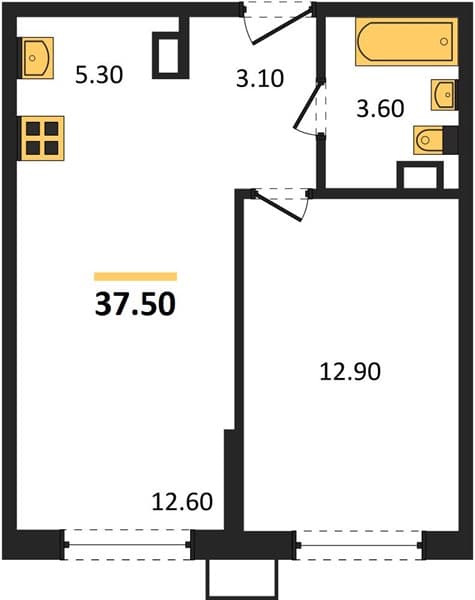Studio Apartment in Porto-Novo, Tsemdolina, Novorossiysk