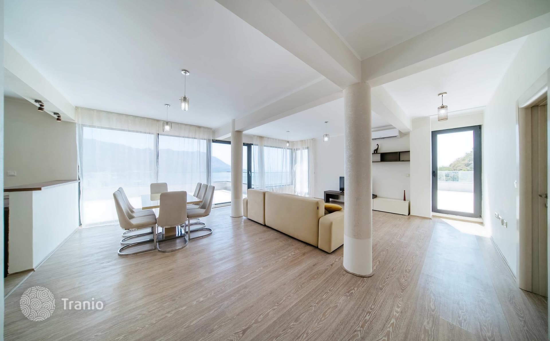 3-Bedroom Penthouse with Sea View in Becici, Montenegro