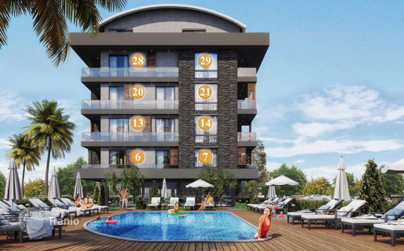 1–3-Bedroom Apartments and Penthouses in Oba, Alanya