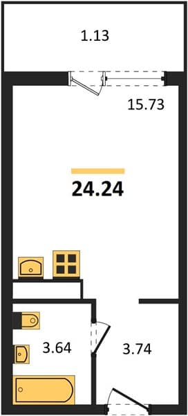 Studio Apartment in Centralny, Anapa
