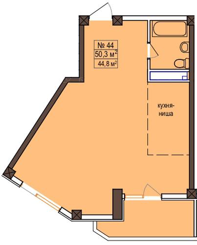 Studio Apartment in Marmemad, Sochi