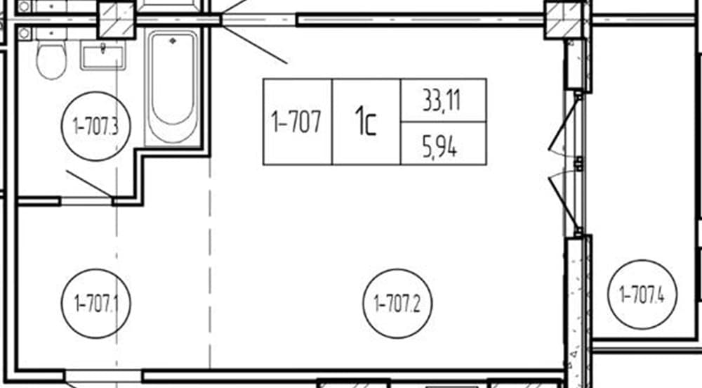 Studio Apartment in Luči, Anapa
