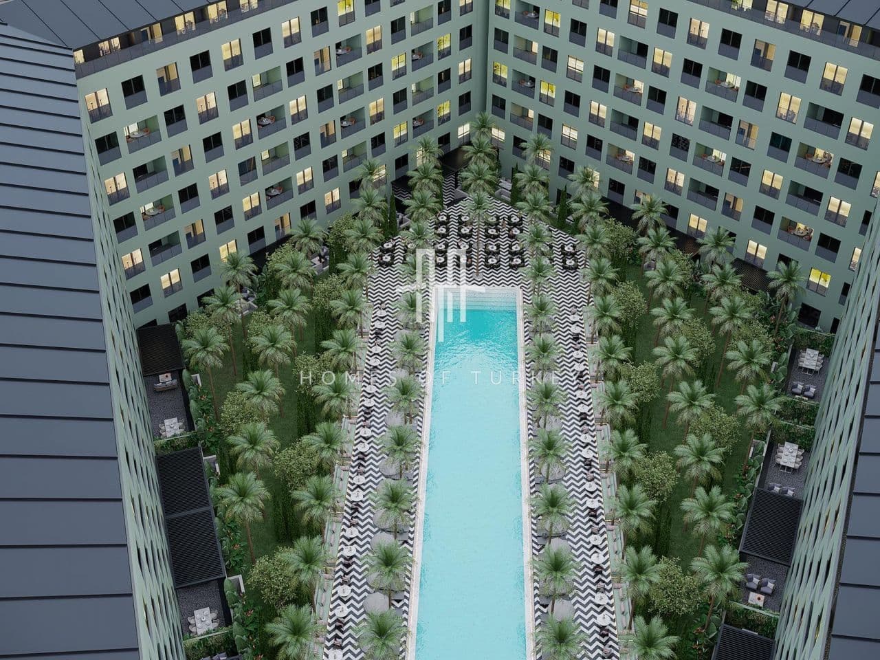Апартаменты в Стамбуле, Турция, 67 м², фото 3