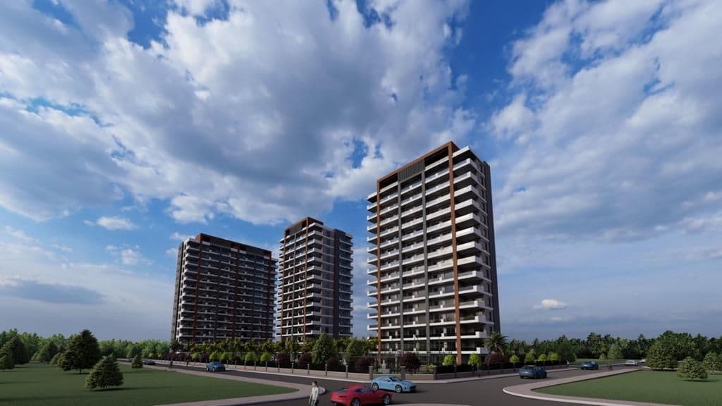 Квартира в Мерсине, Турция, 60 м²