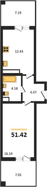 1-Bedroom Apartment in Marine Garden Sochi 4* Hotels and Resort, Sochi