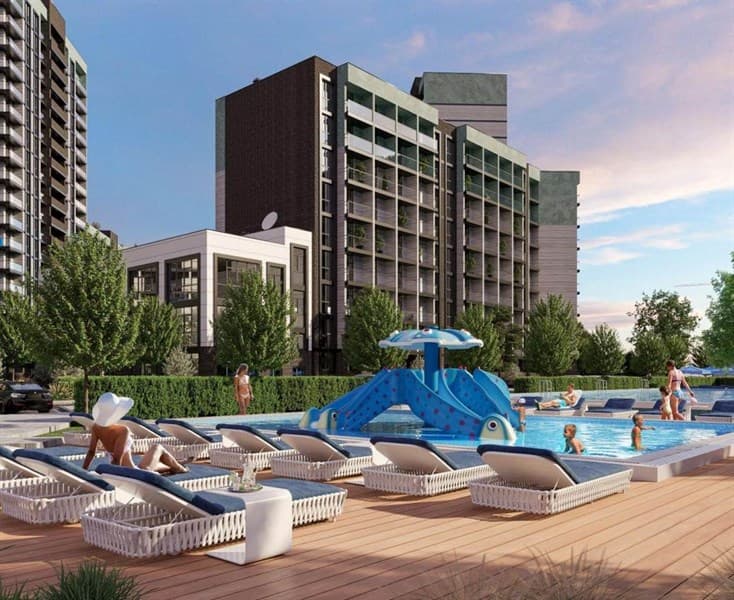Studio Apartment on the 13th Floor in Botanica Hills, Nebug, photo 4