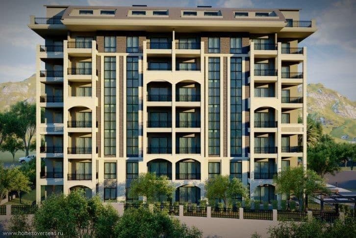 Квартира в Алании, Турция, 55 м²