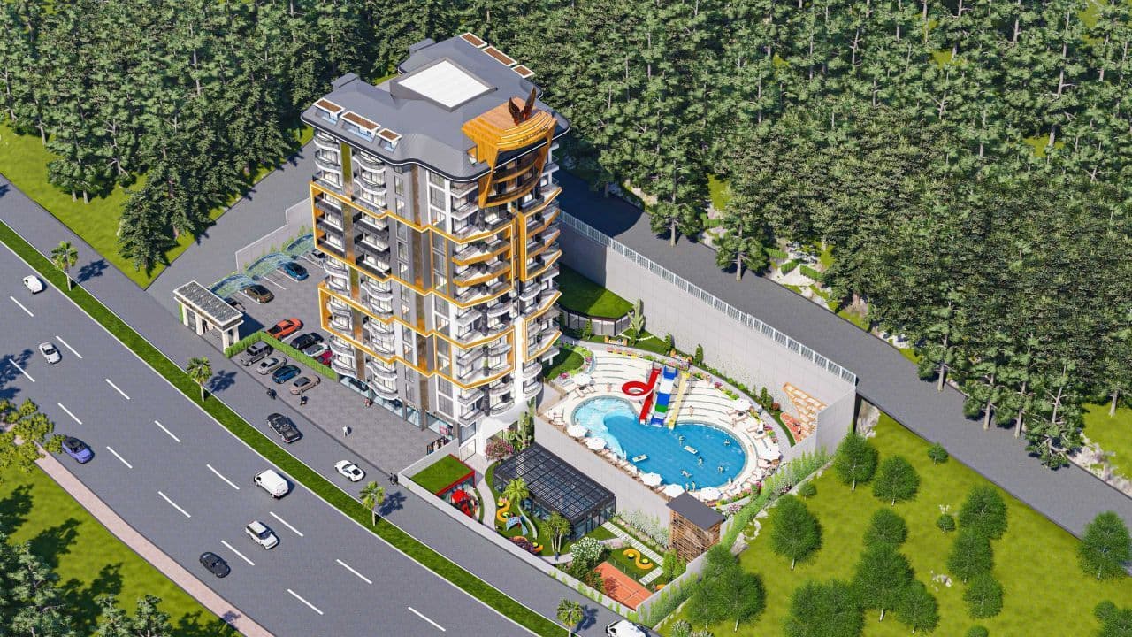 Квартира в Алании, Турция, 50 м²