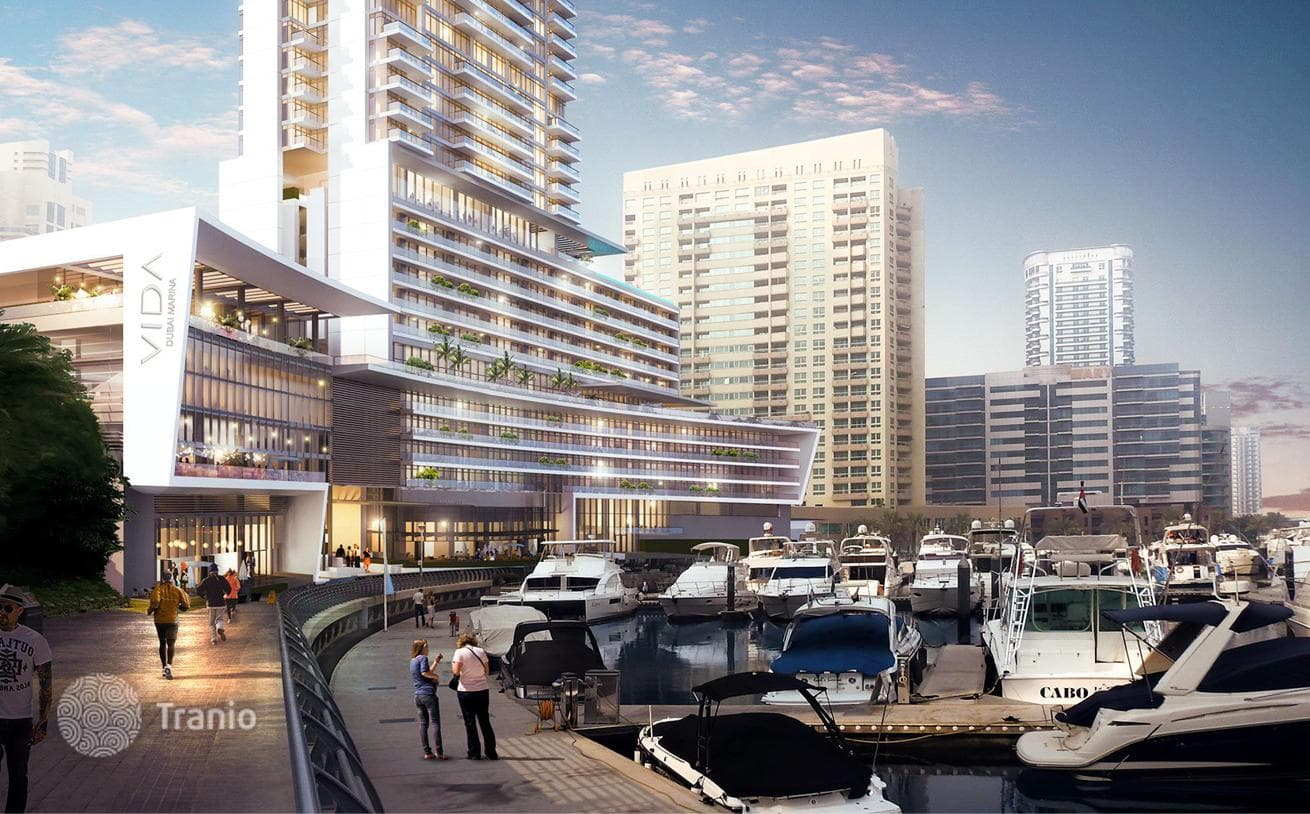 Элитный жилой комплекс Vida Dubai Marina у воды в районе Dubai Marina, Дубай, ОАЭ, фото 3
