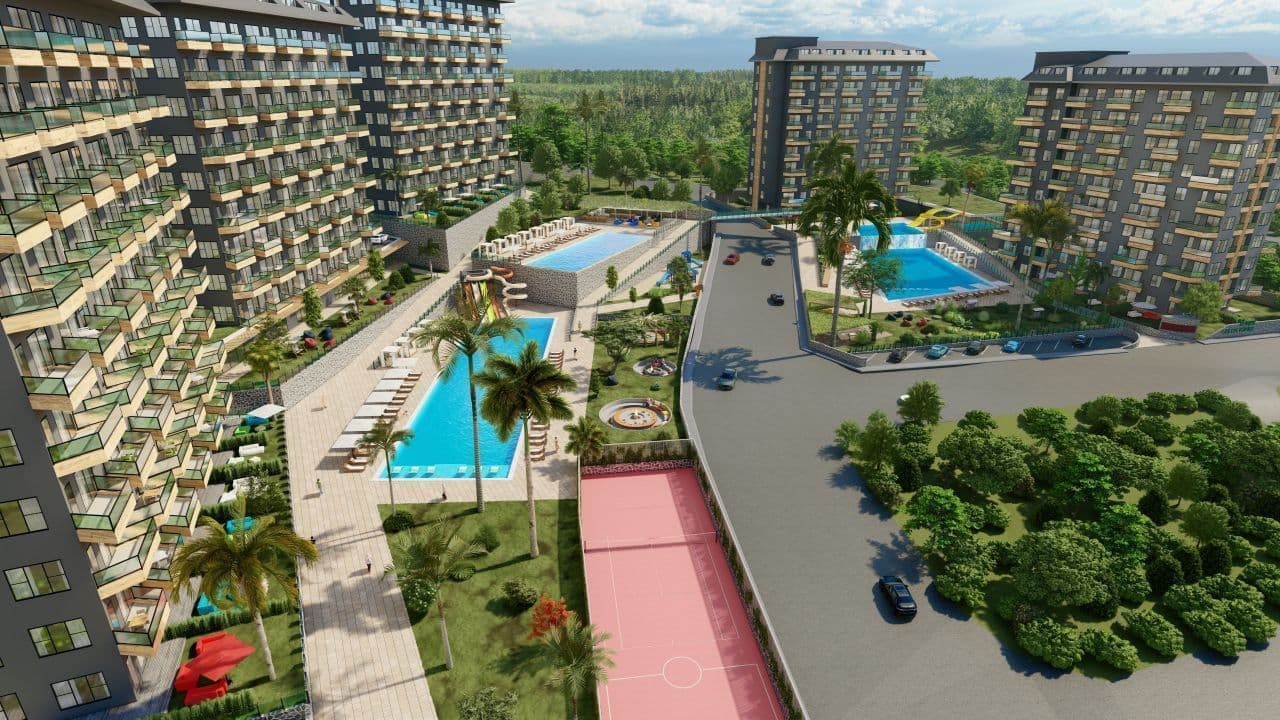 Апартаменты в Авсалларе, Турция, 50 м², фото 2