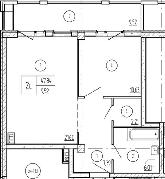1-Bedroom Apartment in Luchi, Anapa