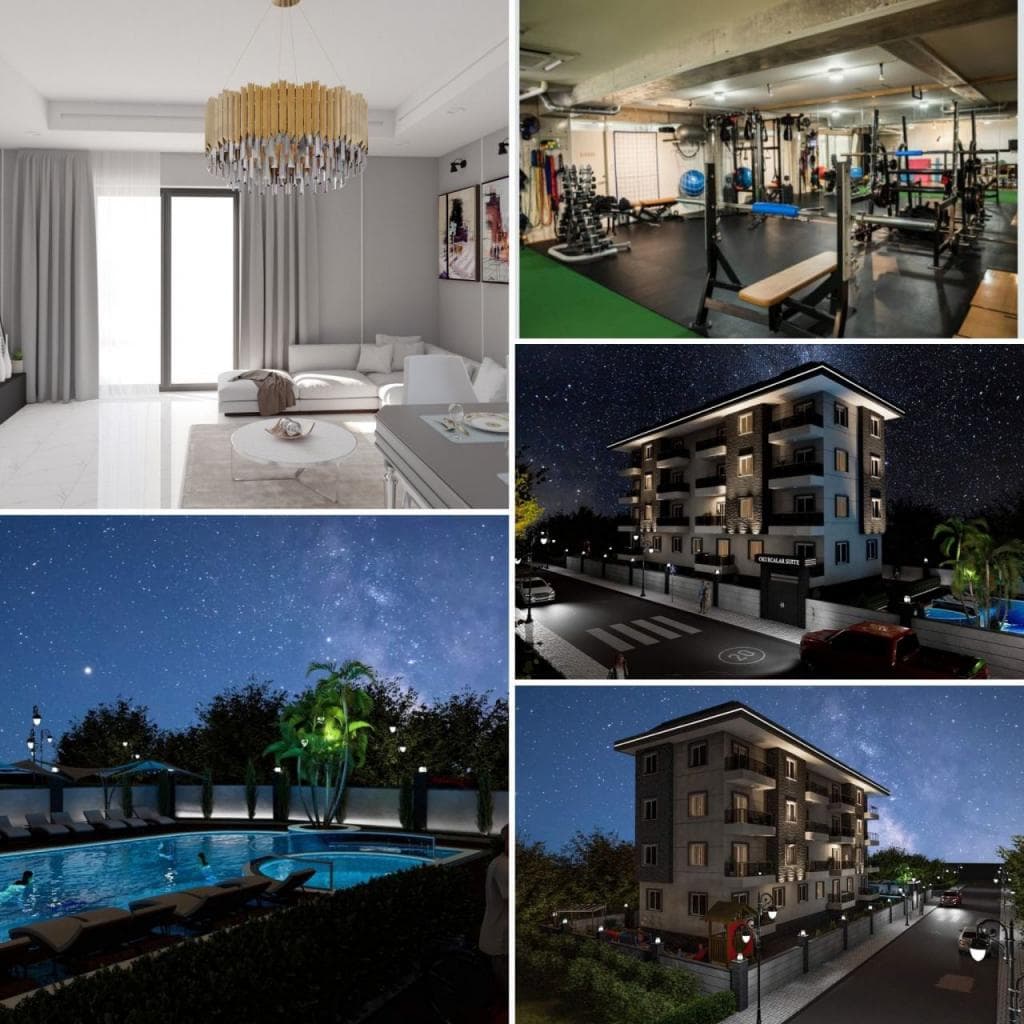 Квартира в Авсалларе, Турция, 58 м²
