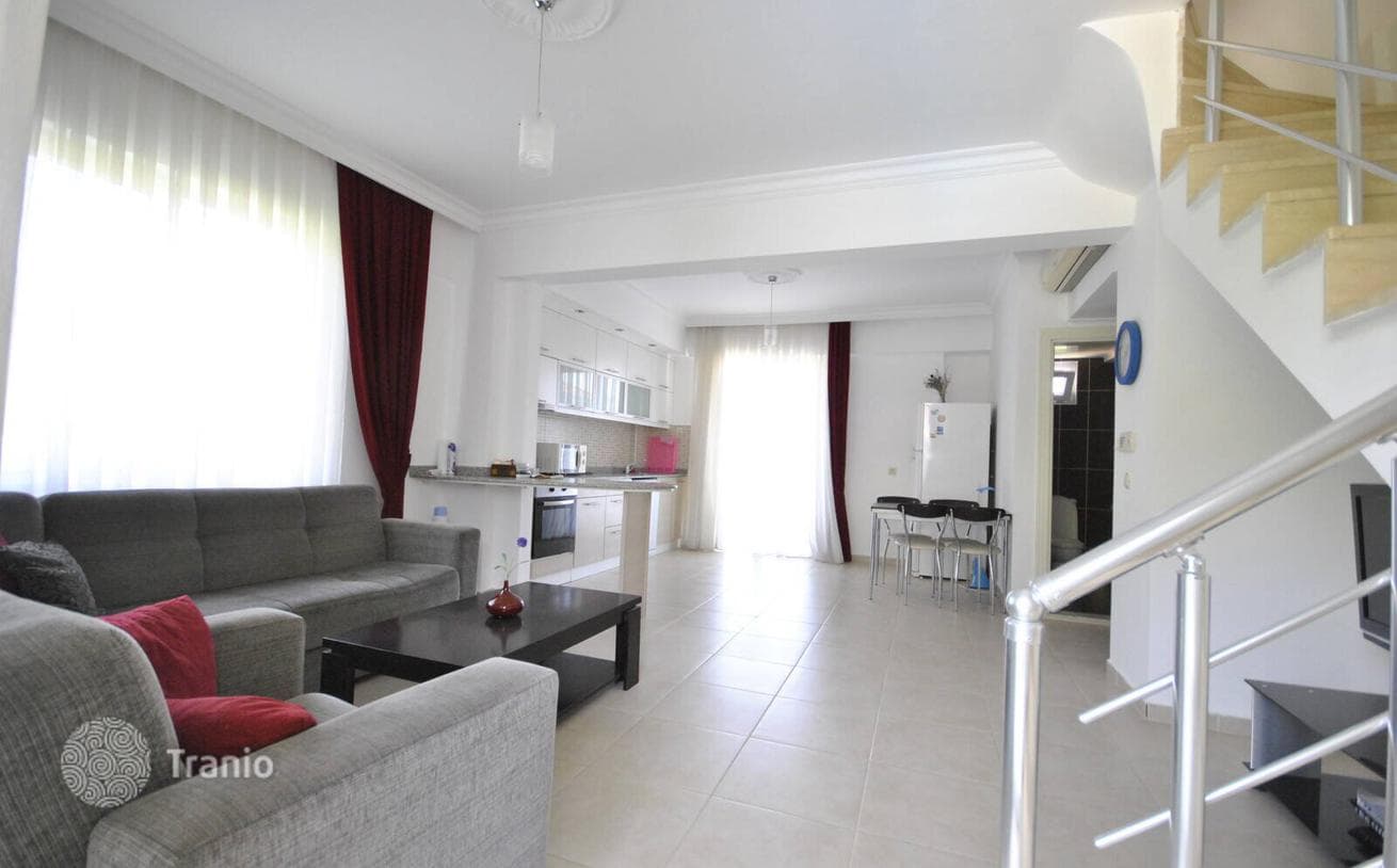 Furnished 2-Bedroom Duplex with Mountain View in Kemer, Antalya