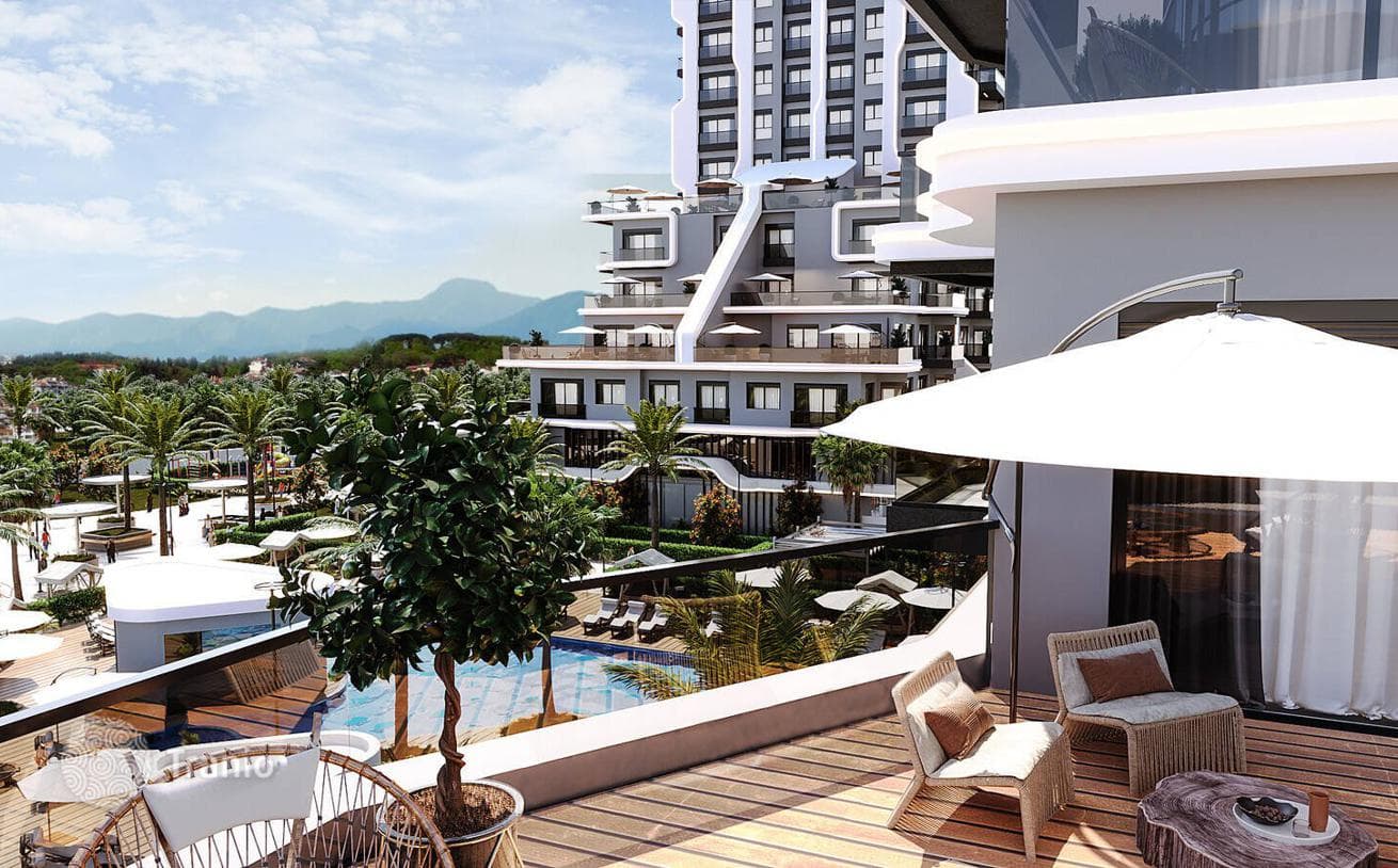 Stylish Apartments with Sea and Mountain Views in Kepez, Antalya