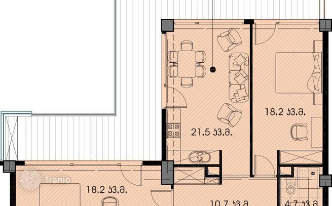3-Bedroom Apartment with Panoramic Nature Views in Tbilisi City Center, photo 3