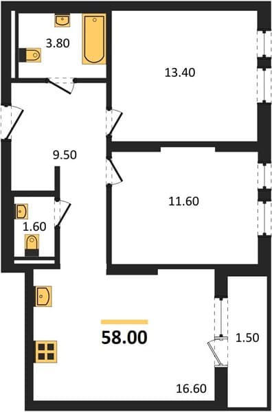 2-Bedroom Apartment with Sea View in Novorossiysk