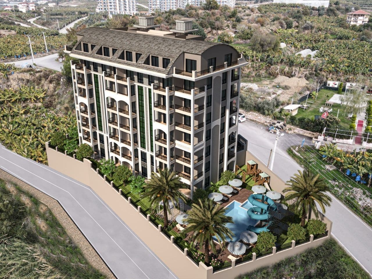 Апартаменты в Алании, Турция, 55 м²