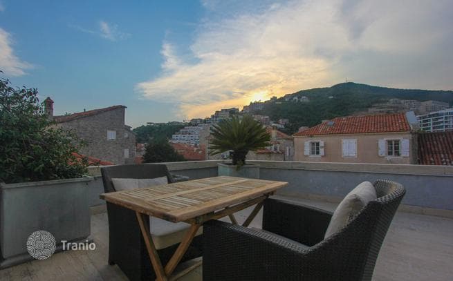 2-Bedroom Duplex Apartment with Terrace in Old Town Budva