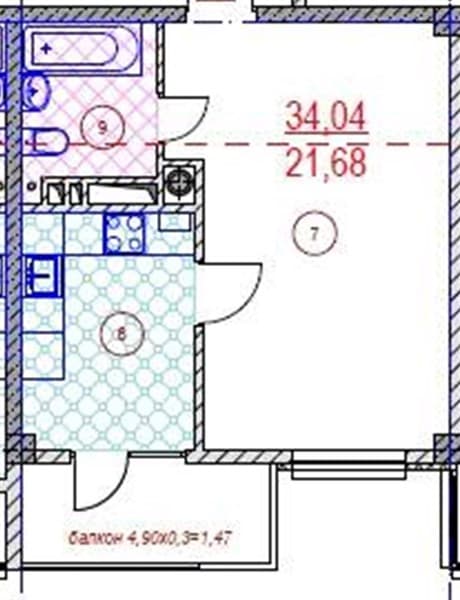 Studio Apartment in Dve Reki Residential Complex, Tuapse
