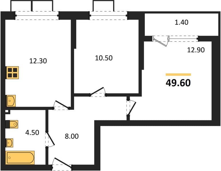 2-Bedroom Apartment in Porto-Novo, Tsemdolina
