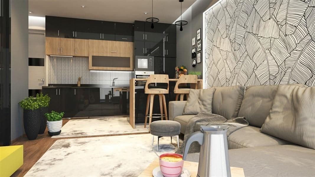 Квартира в Кестеле, Турция, 54 м², фото 3