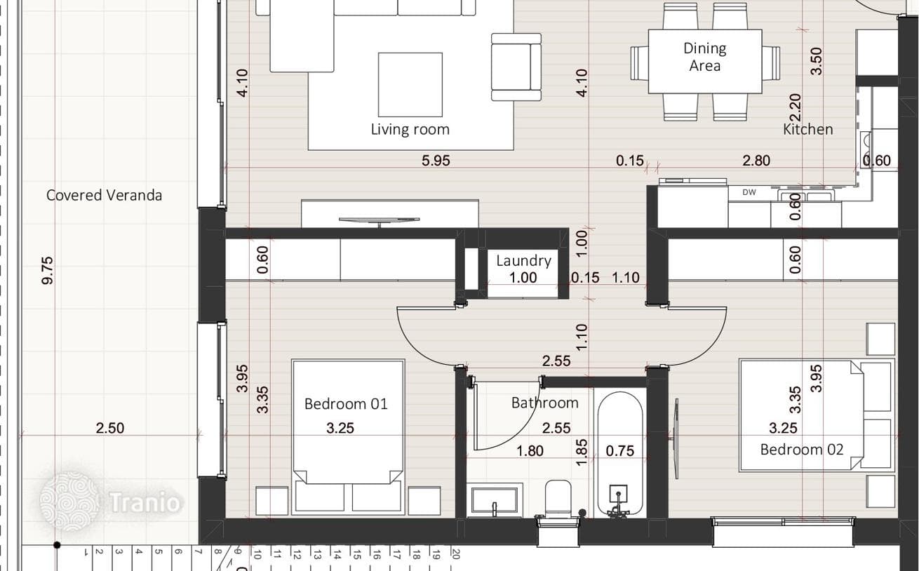 2-Bedroom Penthouse in Mesa Geitonia, Limassol, photo 4