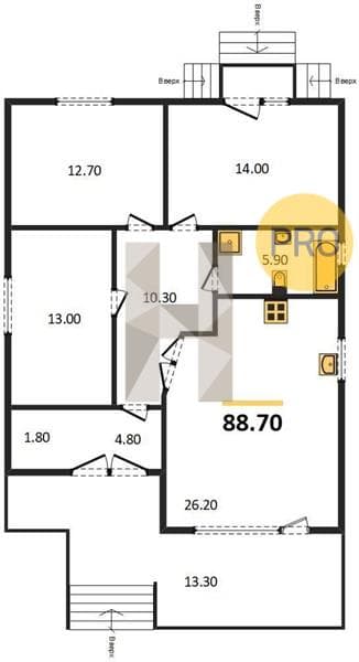 2-Bedroom House 88.70 m² in Temryuk