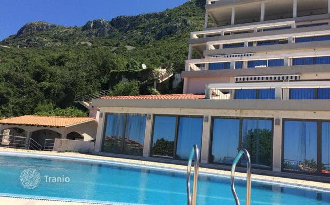 Villa with Apartments, Two Pools and Sea Views in Bijela, Montenegro