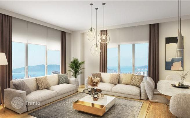 New Apartments with Shared Pool and Kindergarten Near the Sea in Istanbul