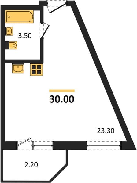 Studio Apartment in Neskuchny Sad, Sochi
