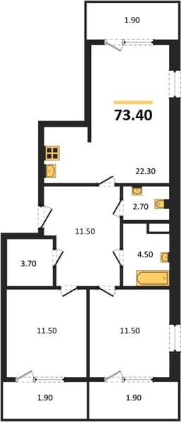 2-Bedroom Apartment with Sea View in Supsekh
