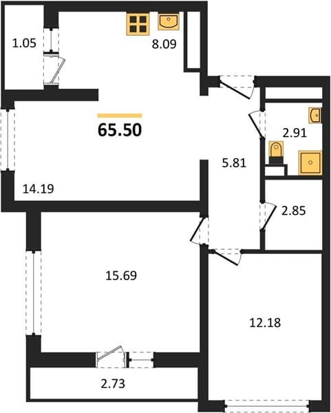 3-Bedroom Apartment in Kislorod, Sochi