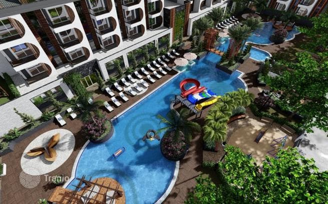 1-Bedroom Luxury Apartment with Shared Pools in Avsallar, Alanya, photo 3
