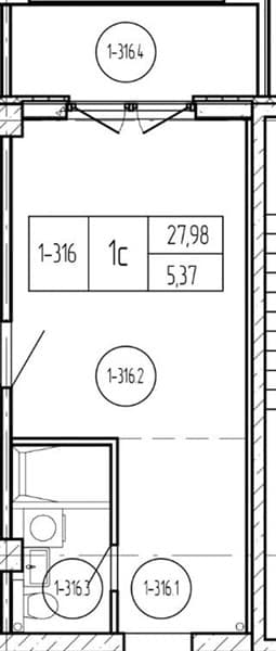 Studio Apartment in Luchi, Anapa