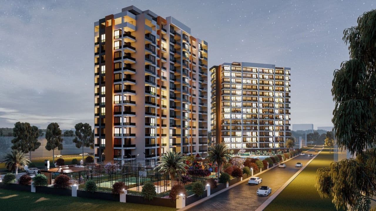 Апартаменты в Мерсине, Турция, 56 м²
