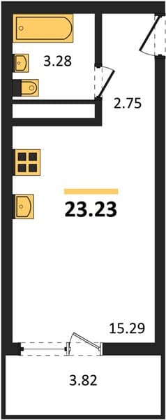 Studio Apartment in Botanica Hills, Nebug
