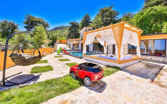 3-Bedroom (3+1) Villa with Private Pool in the Mountains, Kas, Antalya, photo 4